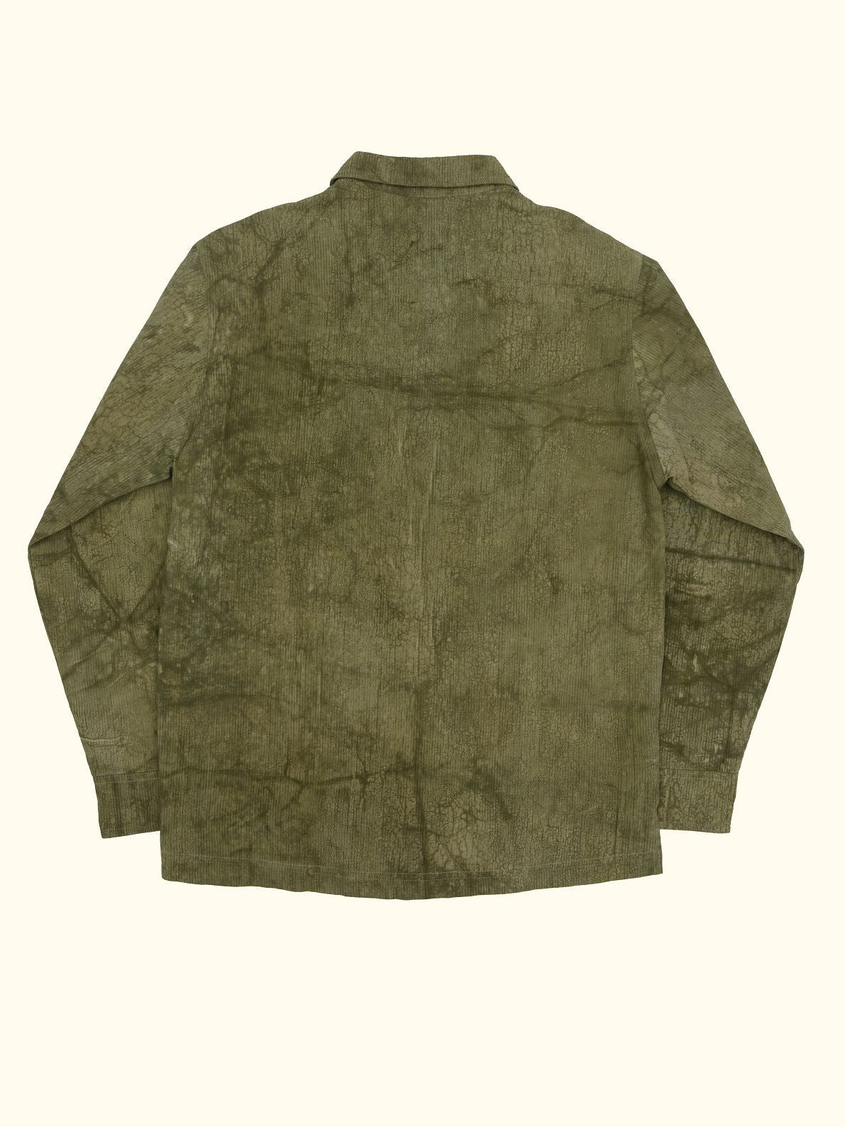 opal hand-dyed corduroy jacket in green