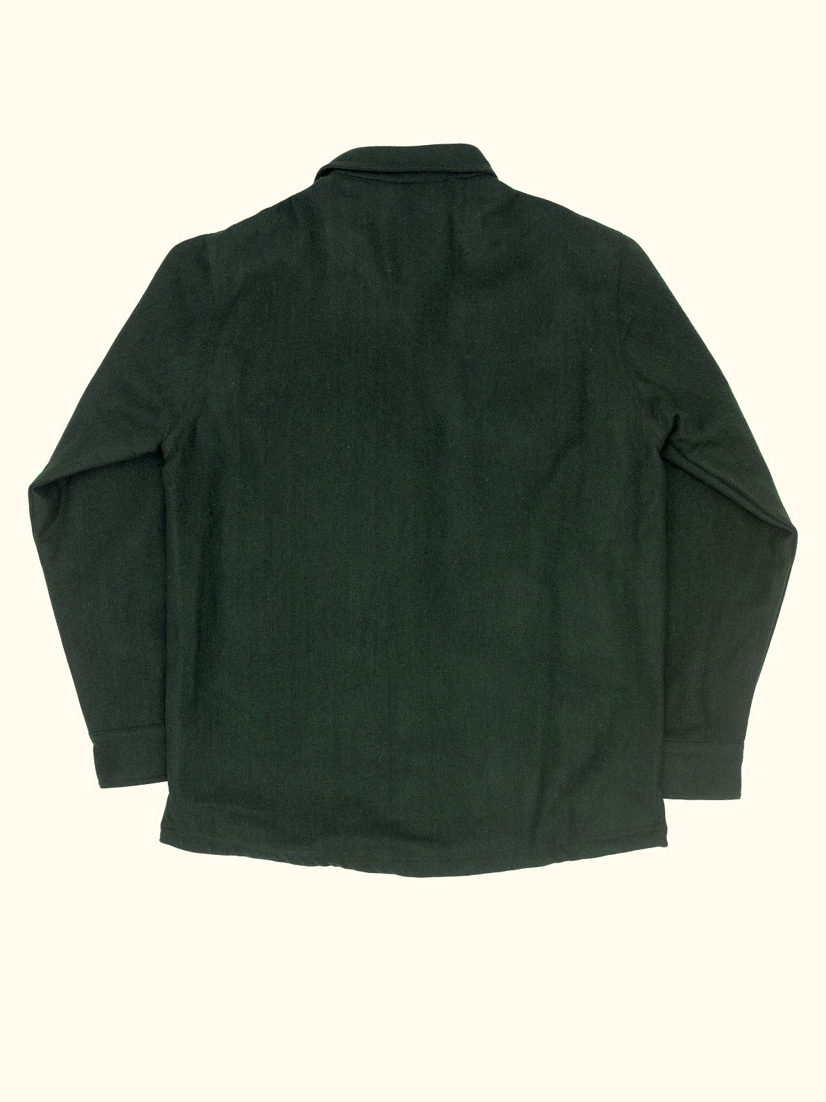 cobalt upcycled wool jacket in green