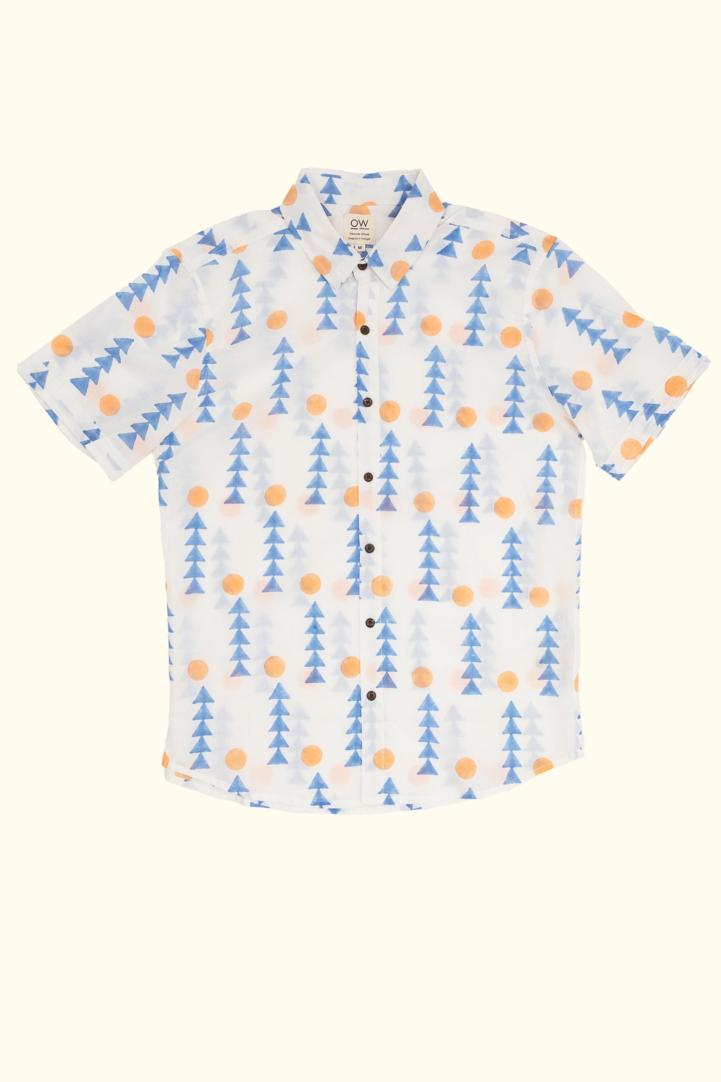 zulu hand-printed shirt