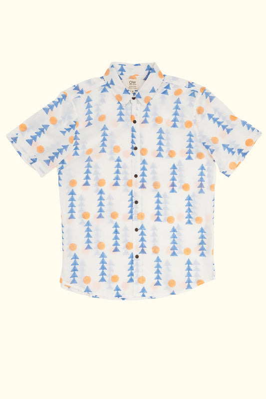zulu hand-printed shirt