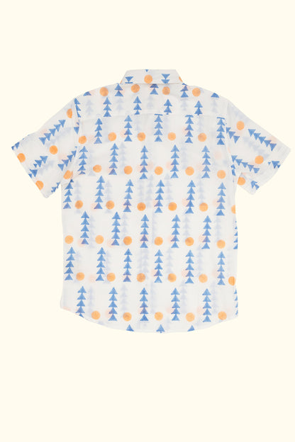 zulu hand-printed shirt