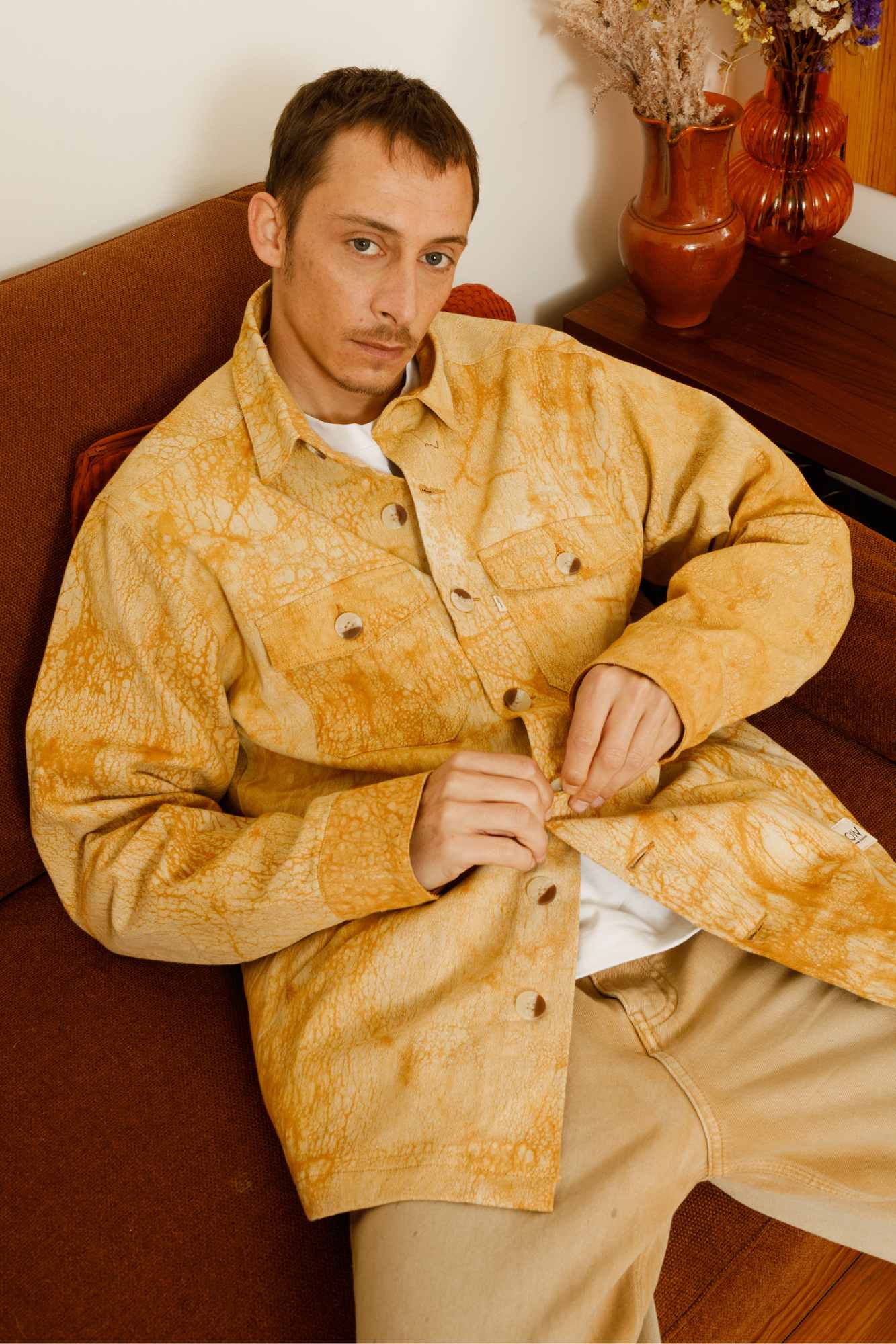 arctic hand-dyed lightweight jacket
