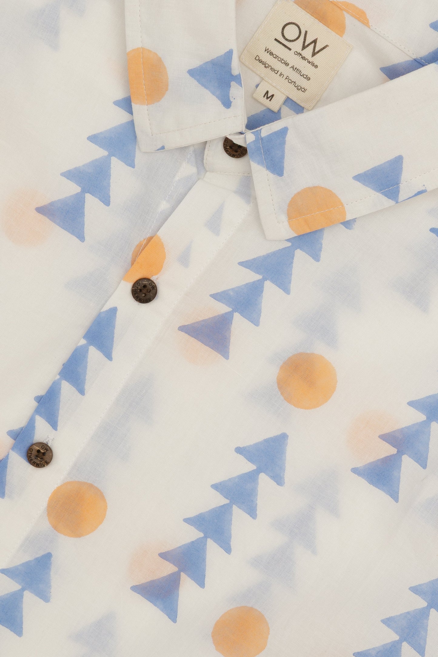 zulu hand-printed shirt