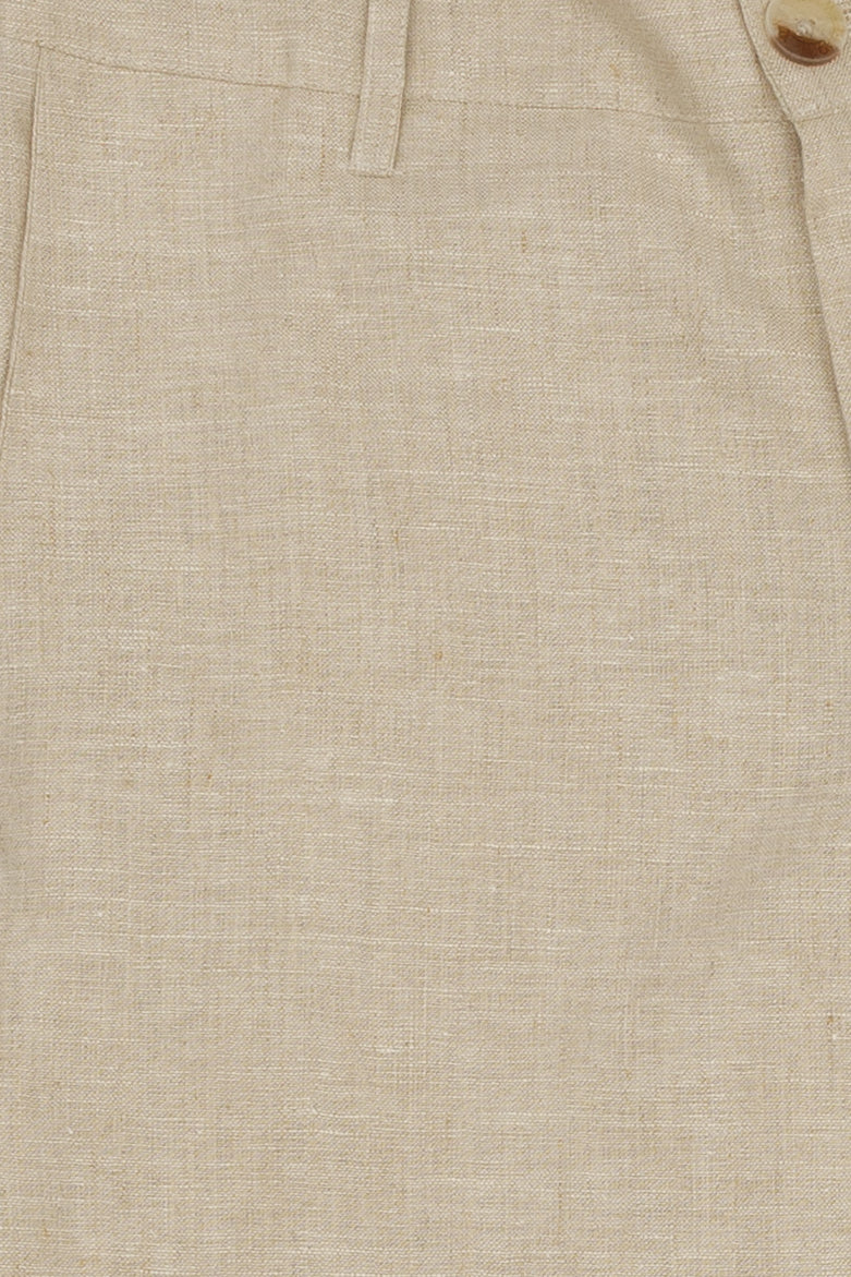 rishi linen trousers in beige
