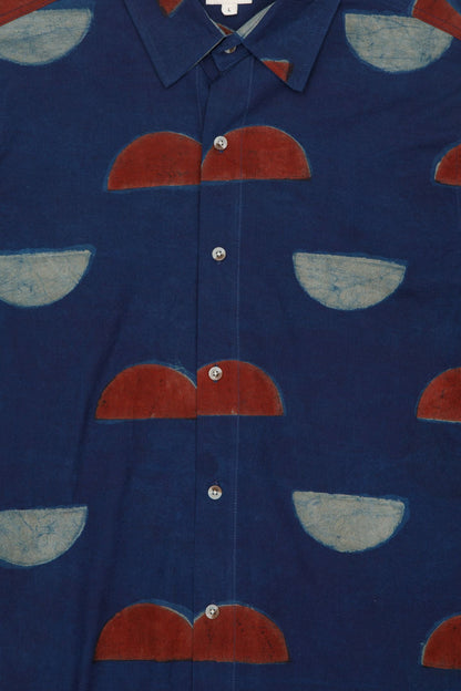 twilight hand-printed long sleeve shirt