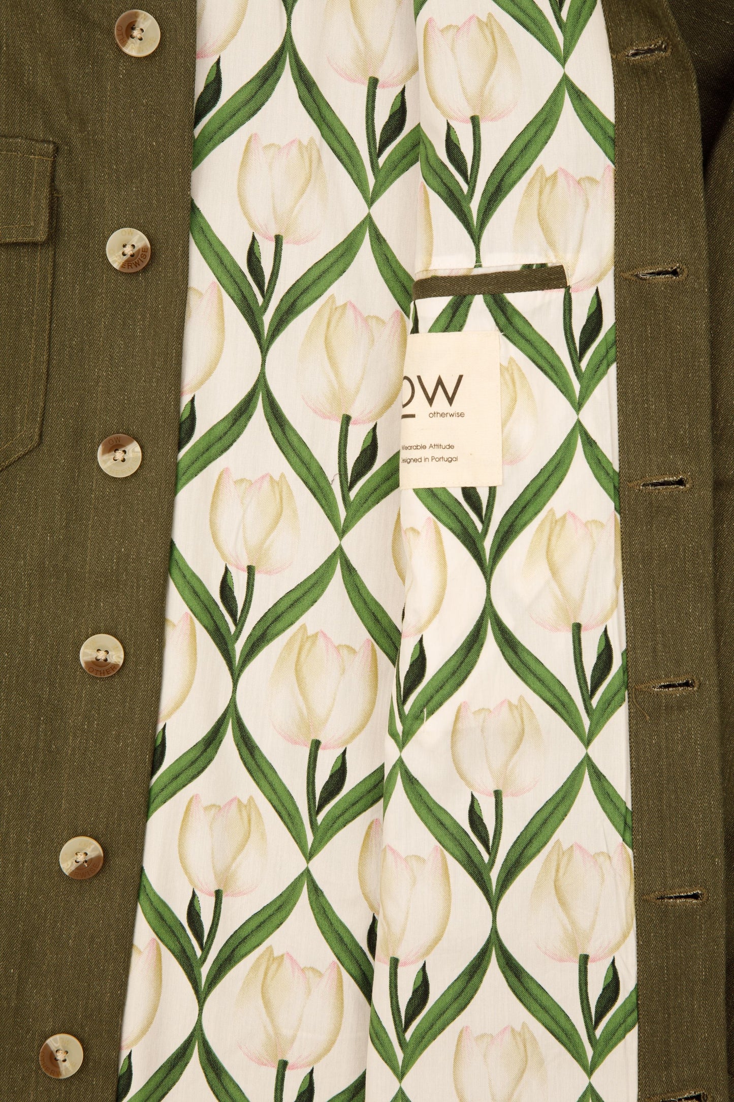 milit lightweight jacket in military green