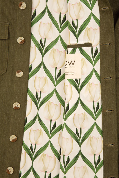 milit lightweight jacket in military green