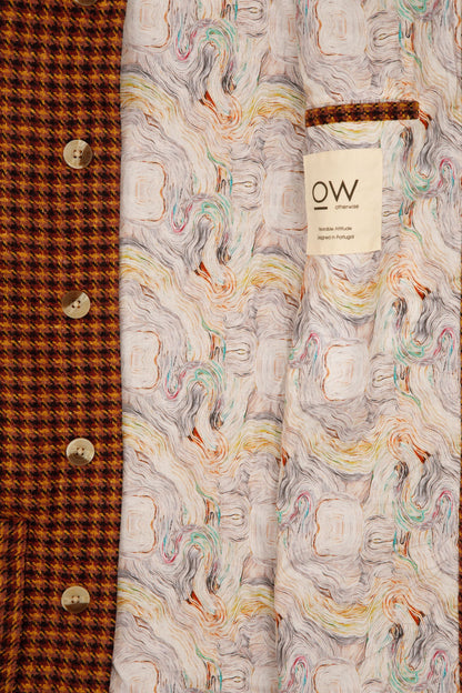 muse upcycled wool jacket