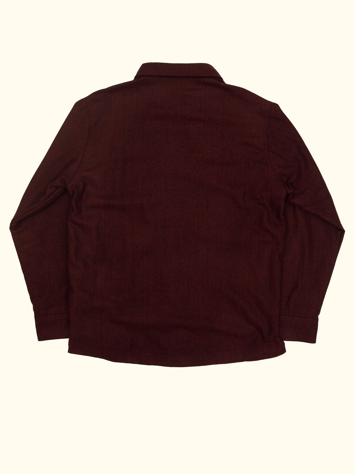 zephyr upcycled wool jacket in red