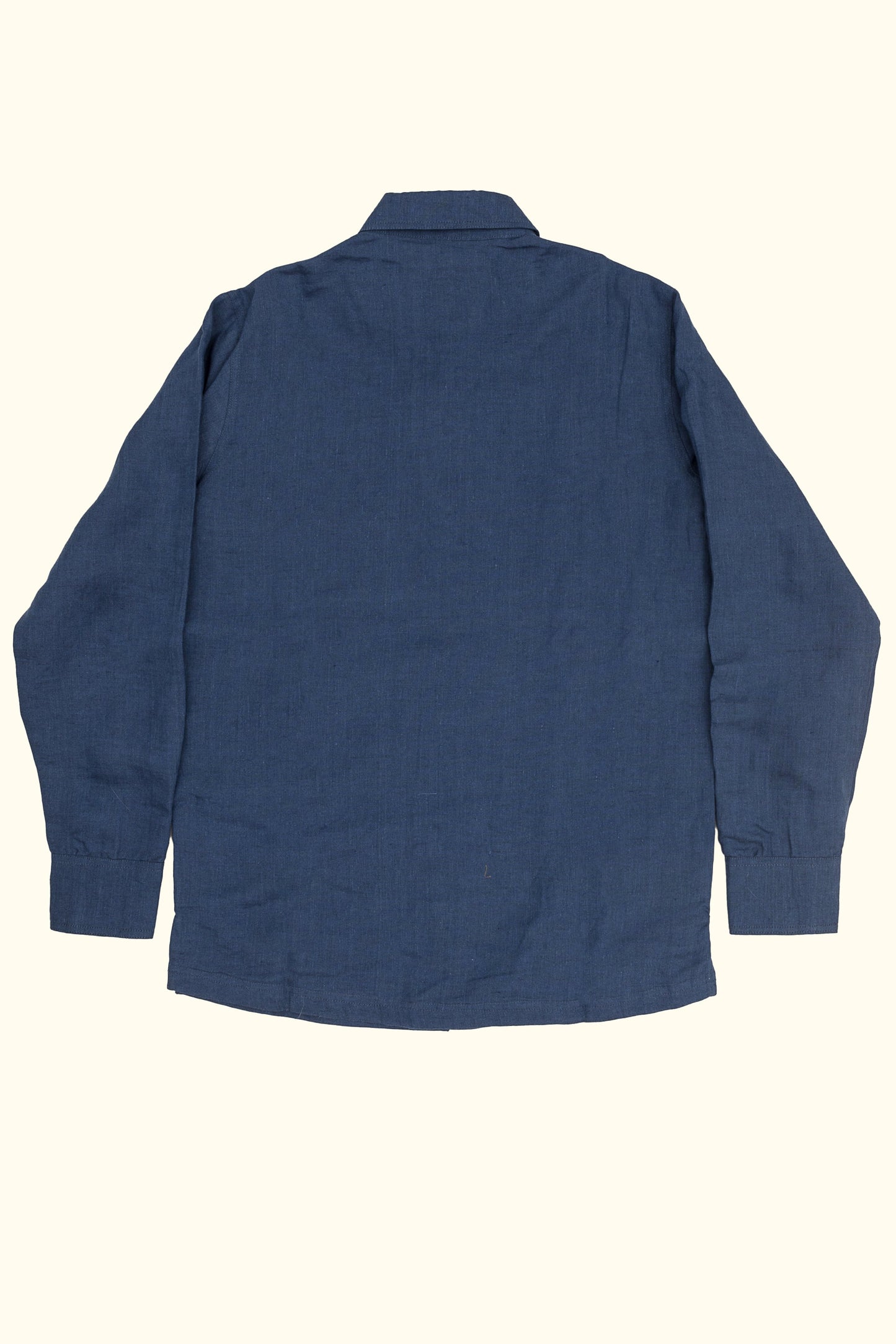 rudra linen jacket in dark blue