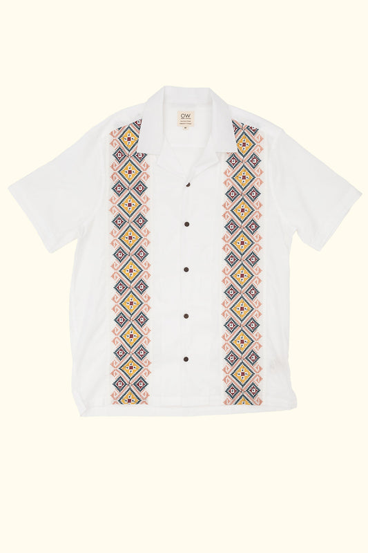 asha lace short sleeve shirt