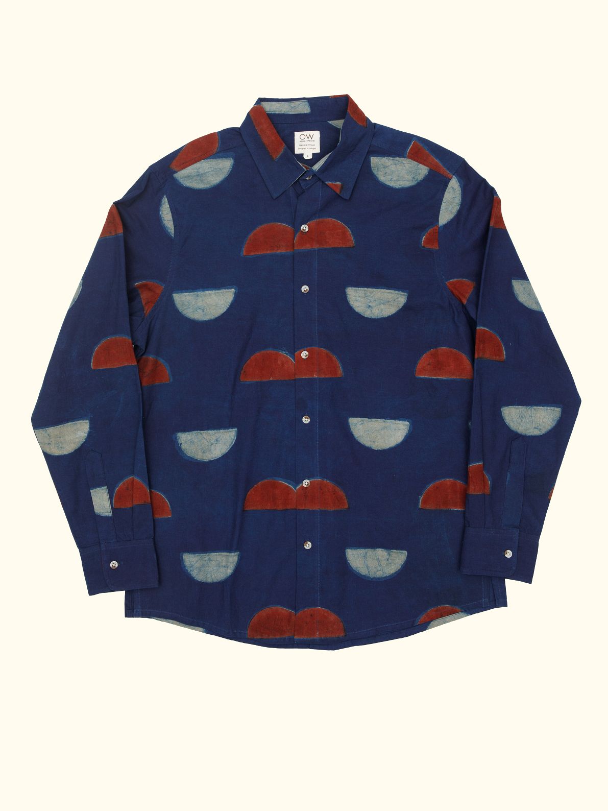 twilight hand-printed long sleeve shirt