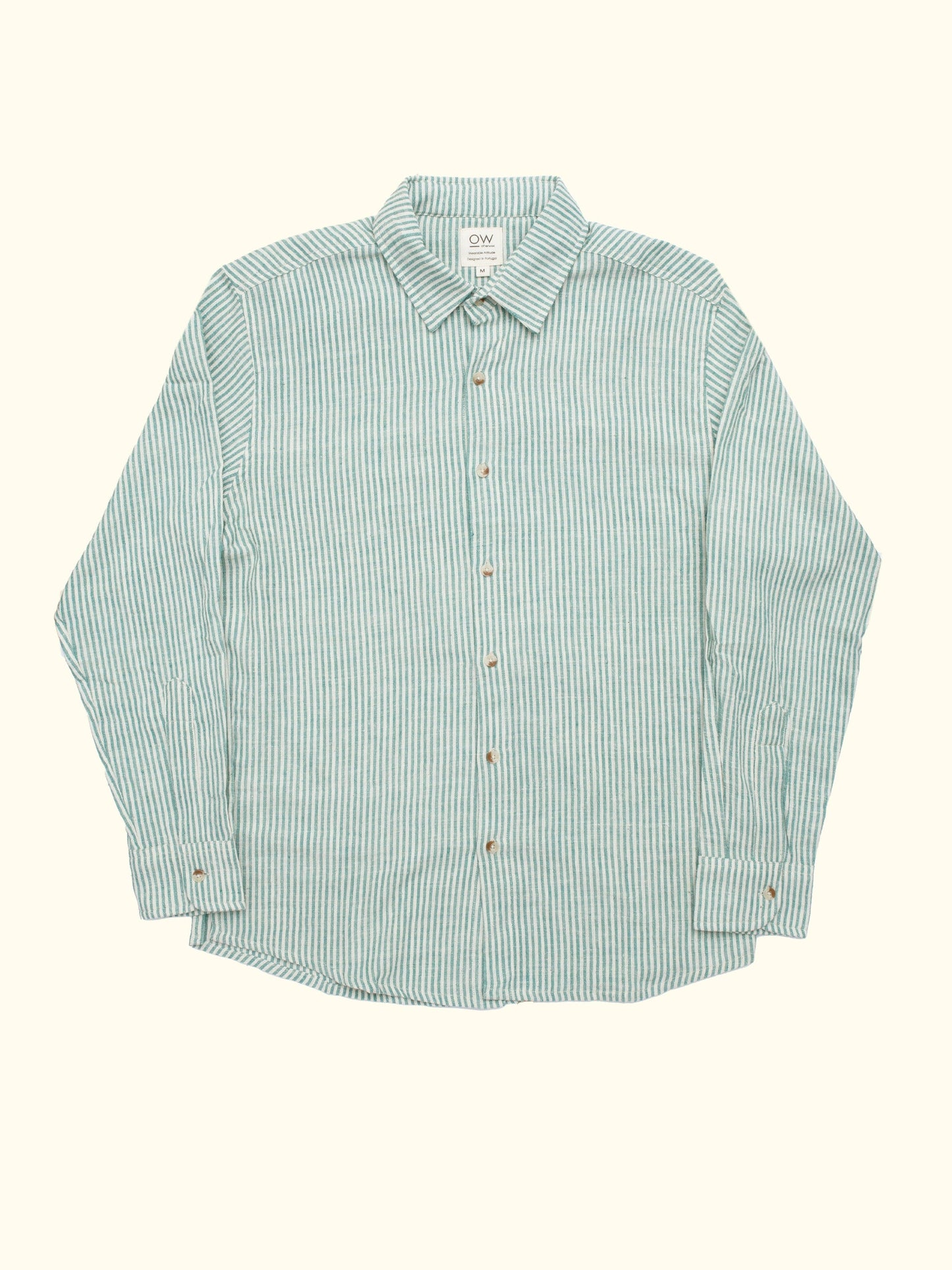 tessera regenerative cotton long sleeve shirt