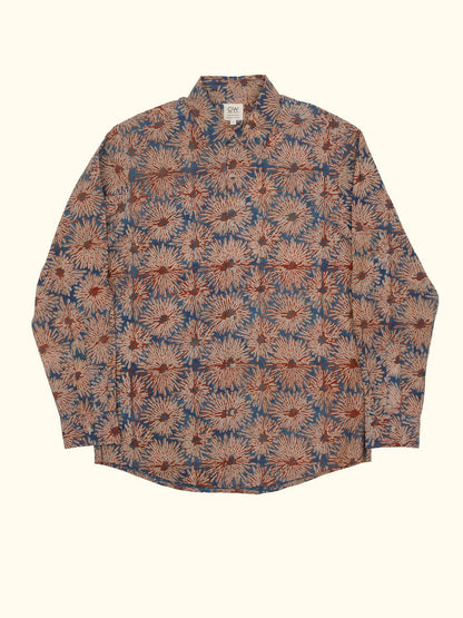 halo hand-printed long sleeve shirt