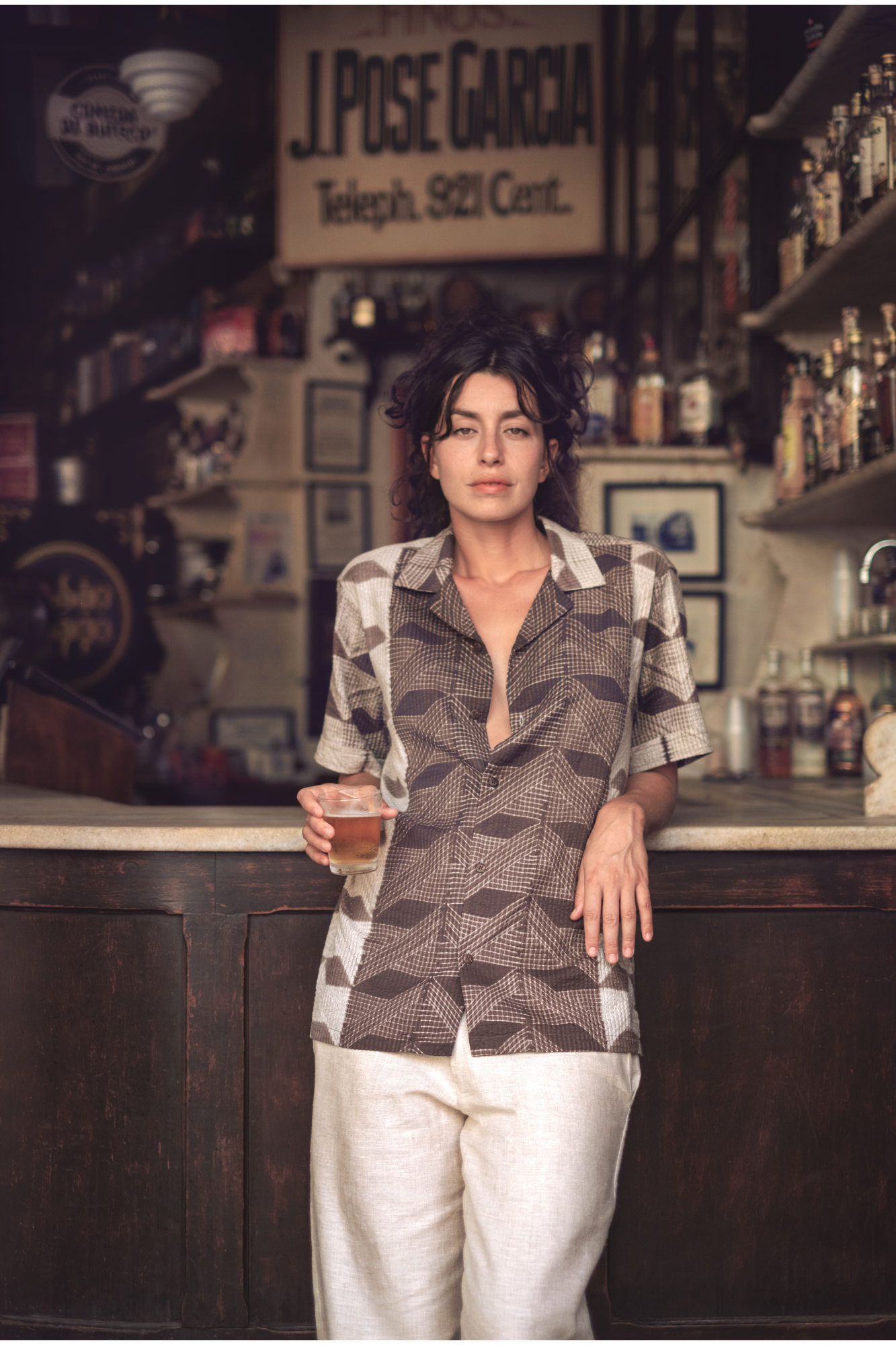 rani hand-dyed short sleeve shirt