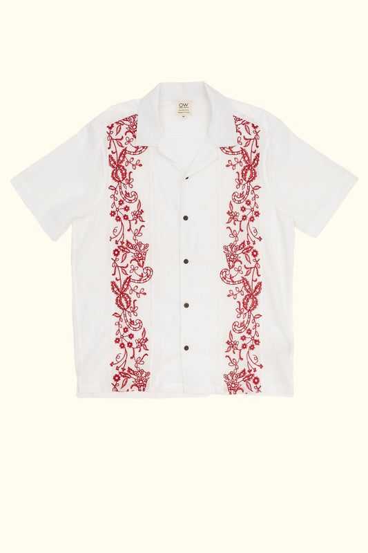 meera lace short sleeve shirt