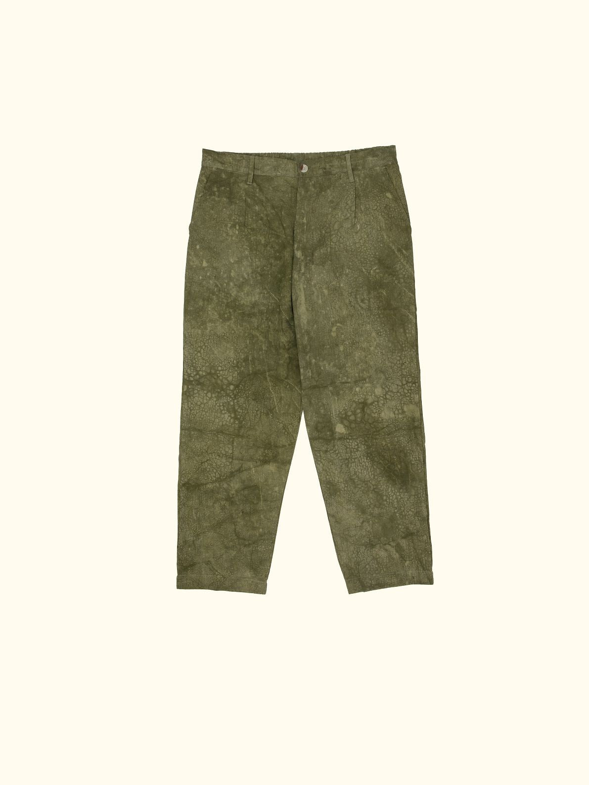 opal hand-dyed corduroy trousers