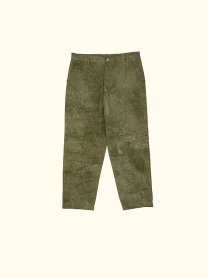 opal hand-dyed corduroy trousers