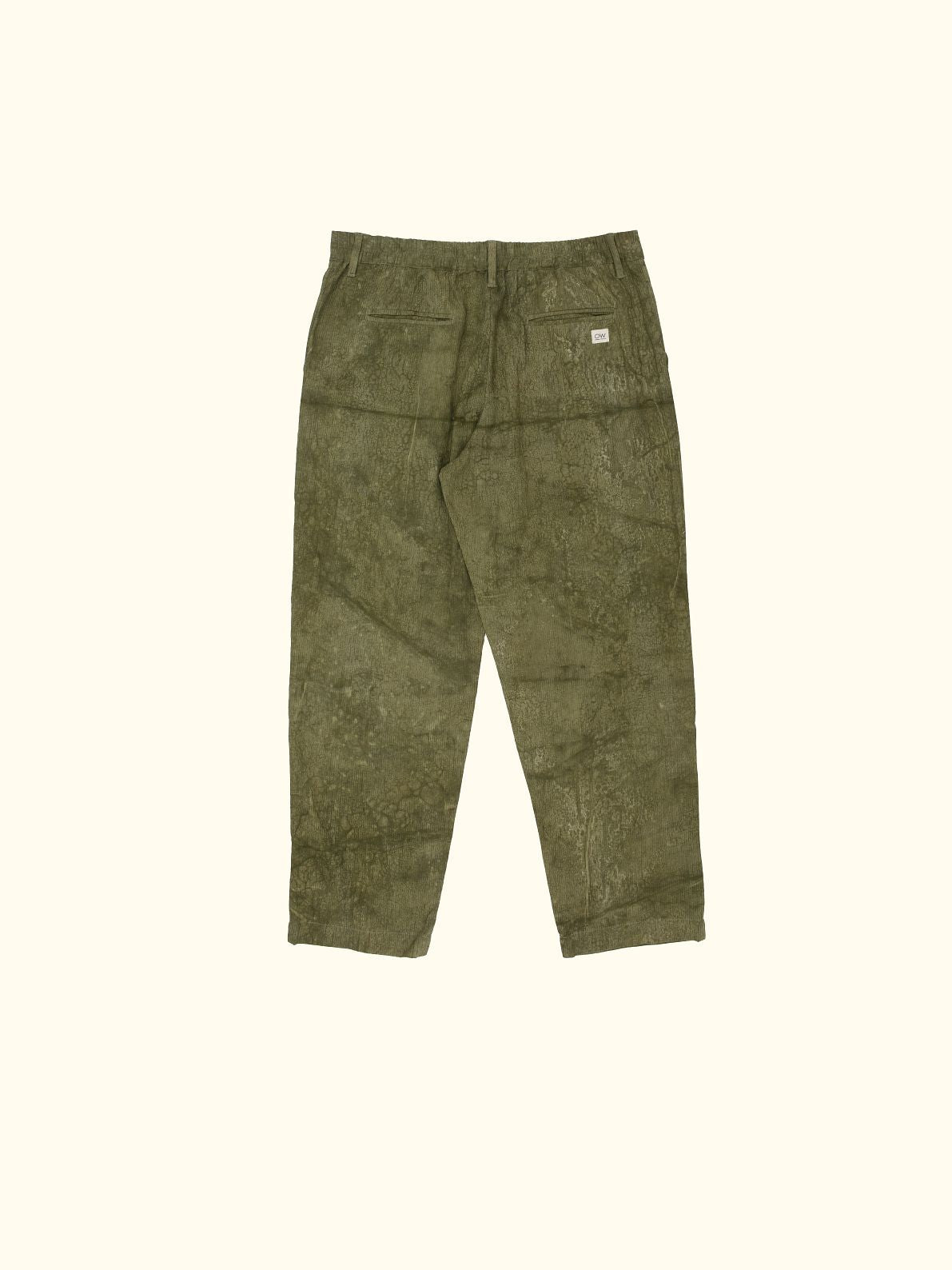 opal hand-dyed corduroy trousers