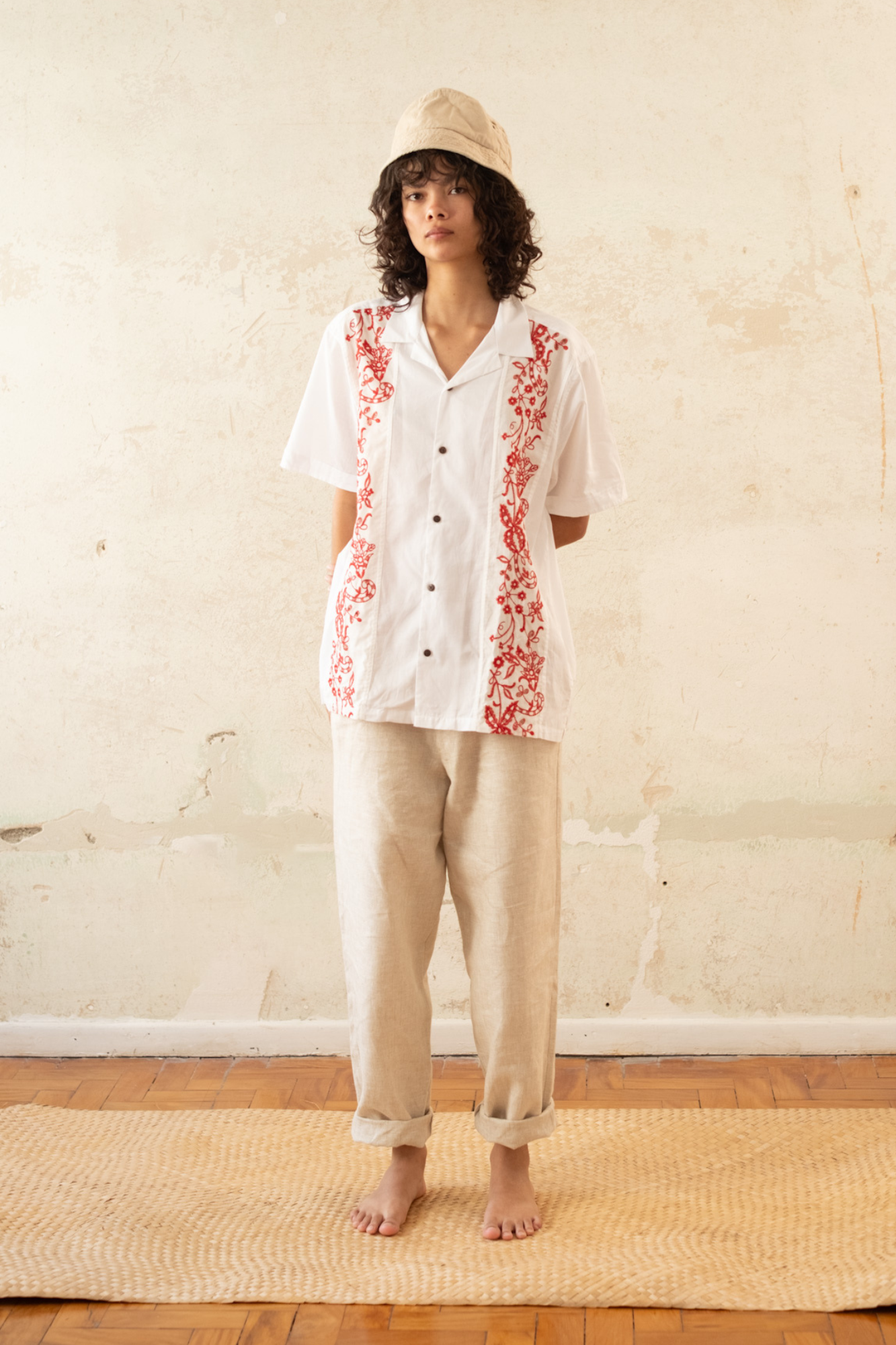 meera lace short sleeve shirt