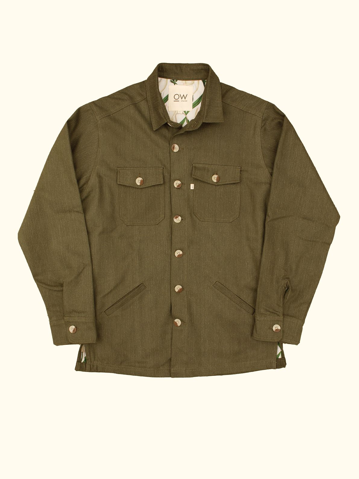 milit lightweight jacket in military green