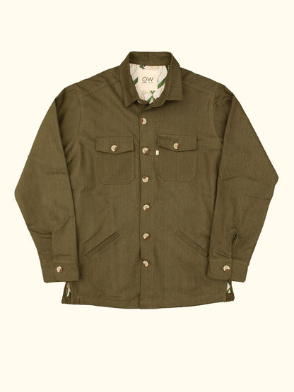 milit lightweight jacket in military green