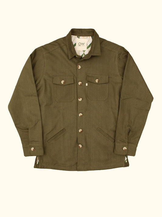 milit lightweight jacket in military green