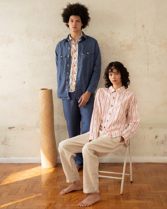rupasi hand-woven long sleeve shirt
