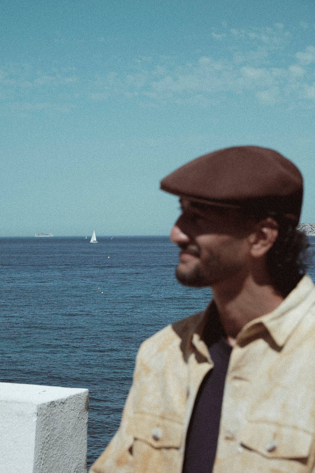 arctic hand-dyed lightweight jacket