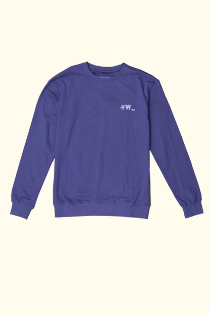 cultivate your inner peace sweatshirt in blue