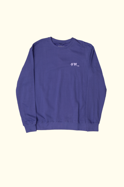 cultivate your inner peace sweatshirt in blue