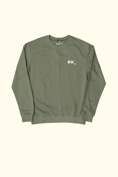 trust your intuition sweatshirt in green